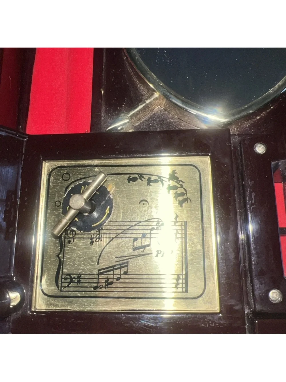 KINGS Vintage Mini Piano with Dancing Girl Inside Music PHANTOM OF THE OPERA